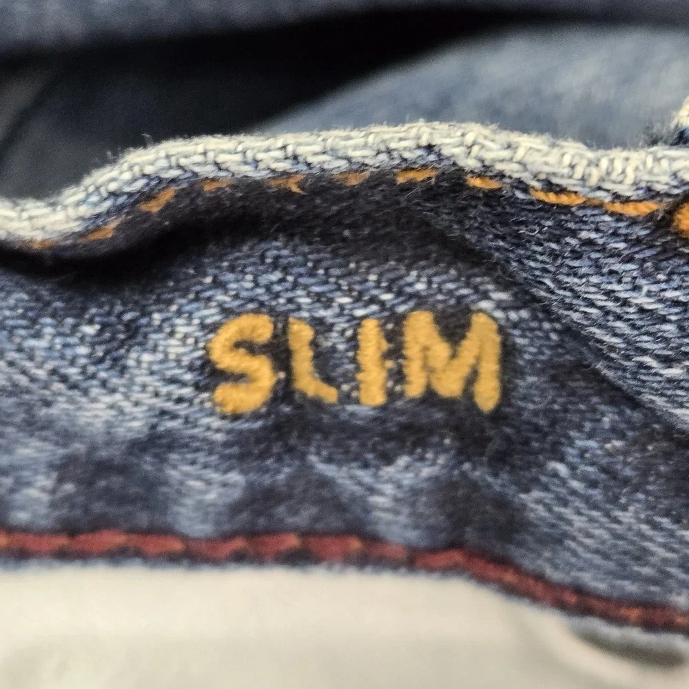 American Eagle Outfitters Men Jeans 30X34 Blue Denim Slim‎ Button 29